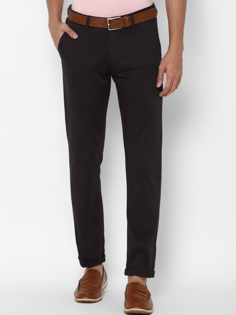 

Allen Solly Men Black Slim Fit Trousers