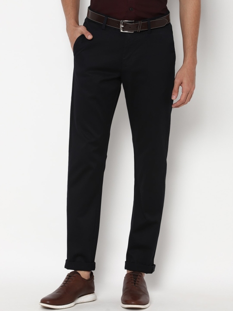 

Allen Solly Men Black Slim Fit Trousers