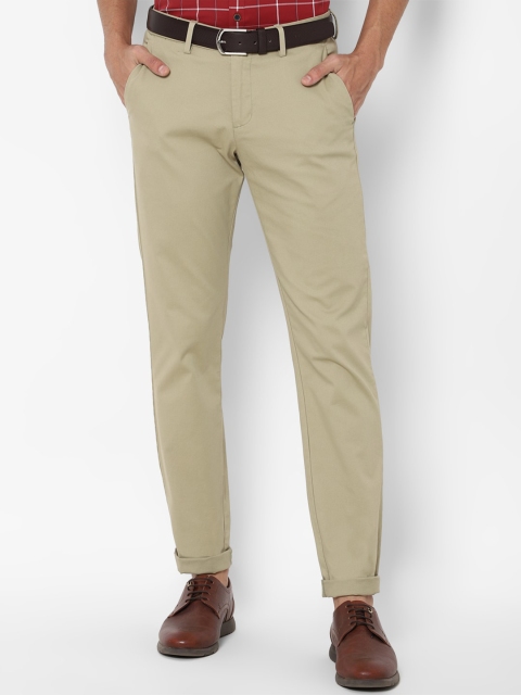 

Allen Solly Men Khaki Slim Fit Chinos Trousers