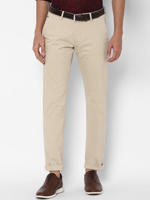 

Allen Solly Men Beige Slim Fit Trousers
