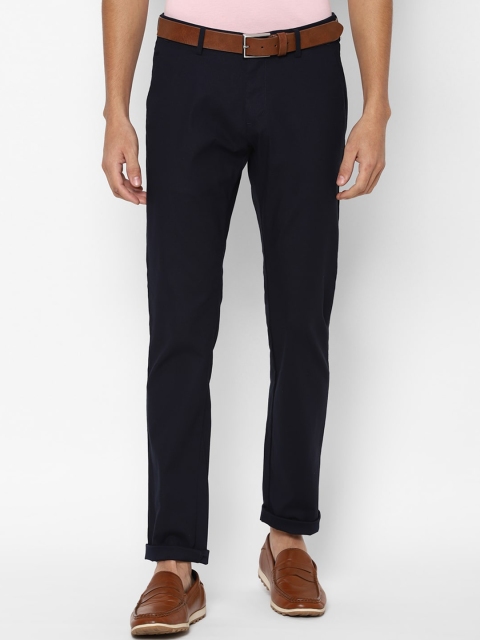 

Allen Solly Men Navy Blue Slim Fit Trousers