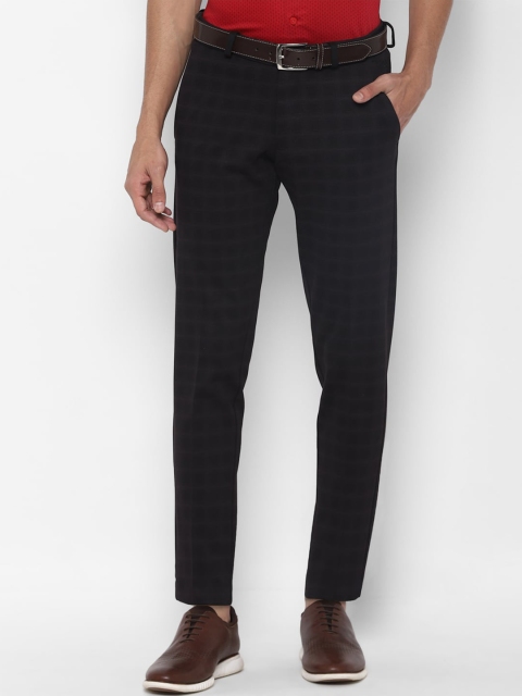 

Allen Solly Men Black Slim Fit Trousers