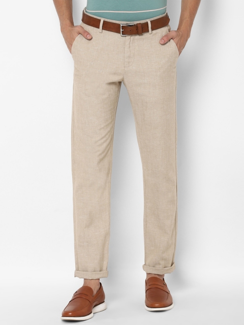 

Allen Solly Men Beige Chinos Trousers