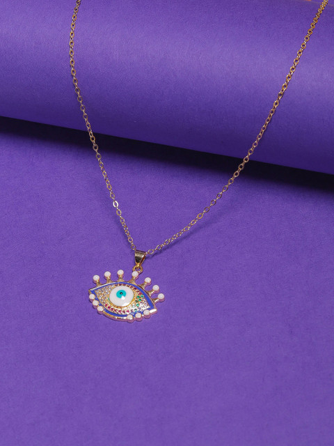 

DIVA WALK EXCLUSIVE Gold-Toned Brass Gold-Plated Necklace