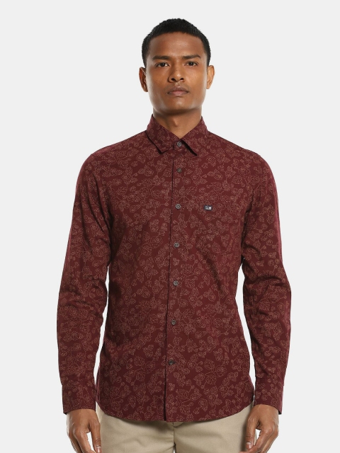 

Arrow Sport Men Maroon Floral Printed Cotton Casual Shirt