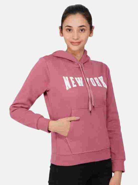 

NEU LOOK FASHION Women Pink Printed Sweatshirt