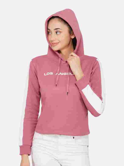 

NEU LOOK FASHION Women Pink Printed Sweatshirt