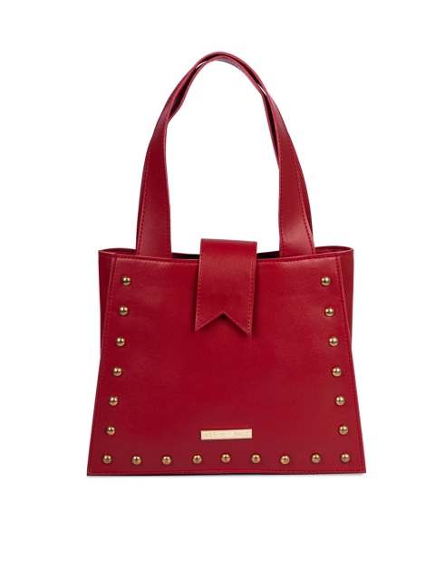 

Aeropostale Maroon PU Shopper Handheld Bag