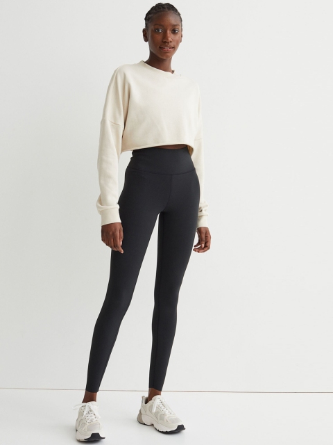 

H&M Women Black High Waist Shaping Tights