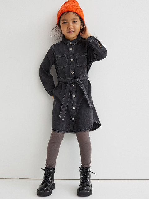 

H&M Girls Grey 2-Piece Cotton Set