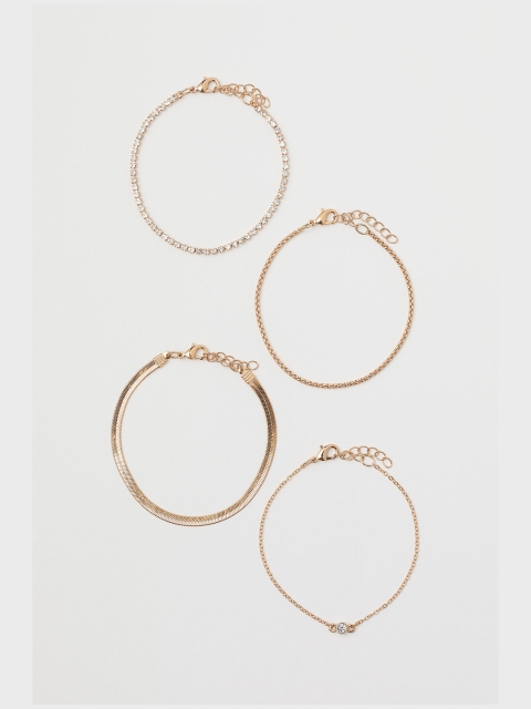 

H&M Girls Gold 4-pack bracelets