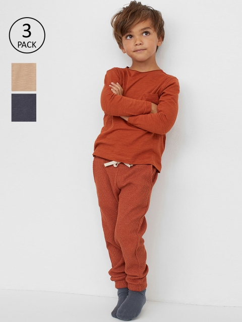 

H&M Boys 3-Pack Trousers, Grey