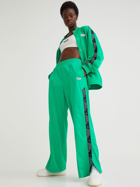 

H&M Women Green Wide Sports Joggers