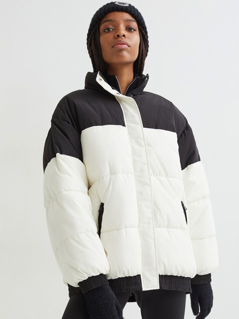 

H&M Women White Puffer Jacket