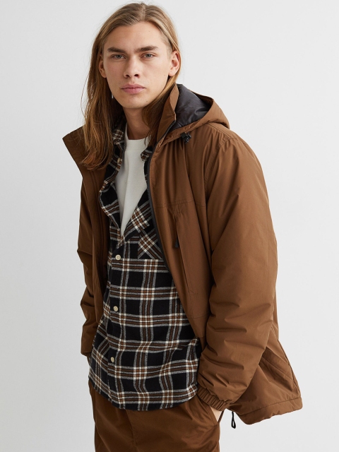 

H&M Men Brown Padded Parka