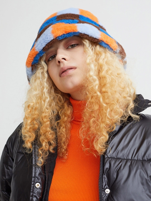 

H&M Women Blue & Orange Bucket Hat