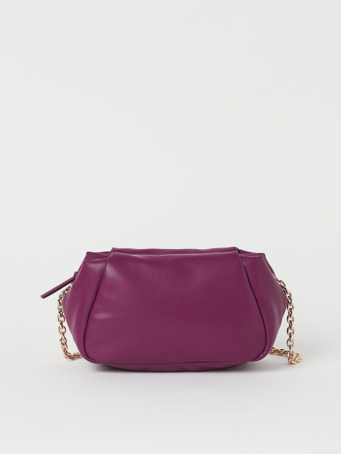 

H&M Women Purple Soft Shoulder Bag