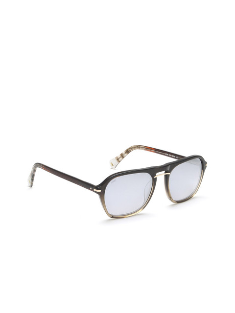 

Image Men Clear Lens & Black Square Sunglasses IMS724C6SG, White