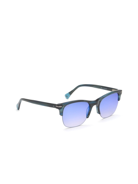 

Image Unisex Blue Lens & Blue Browline Sunglasses IMS703C4SG