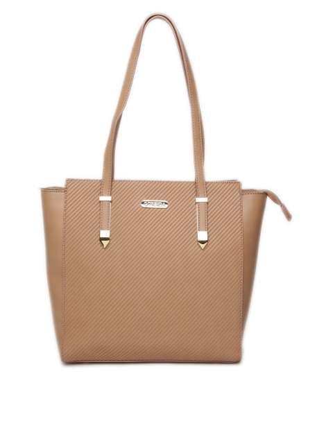 

CORSICA Beige Textured Shoulder Bag