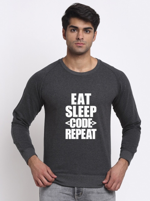 

Friskers Men Grey Printed Sweatshirt