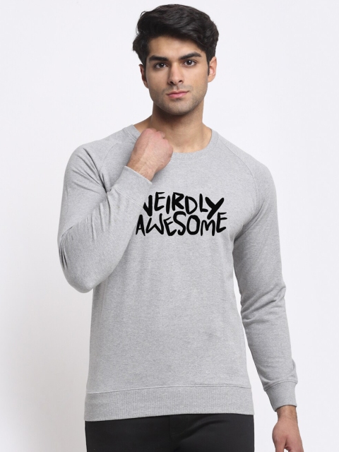 

Friskers Men Grey Printed Sweatshirt