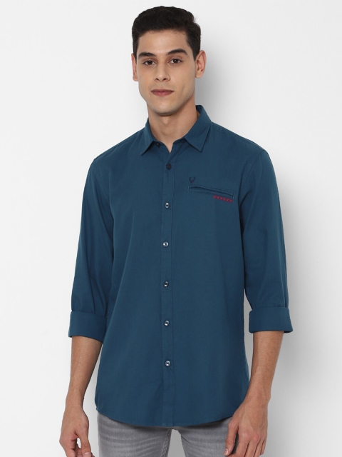 

Allen Solly Sport Men Blue Cotton Casual Shirt