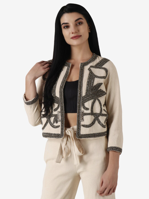 

Diwaah Women Off White Embellished Clothing Set