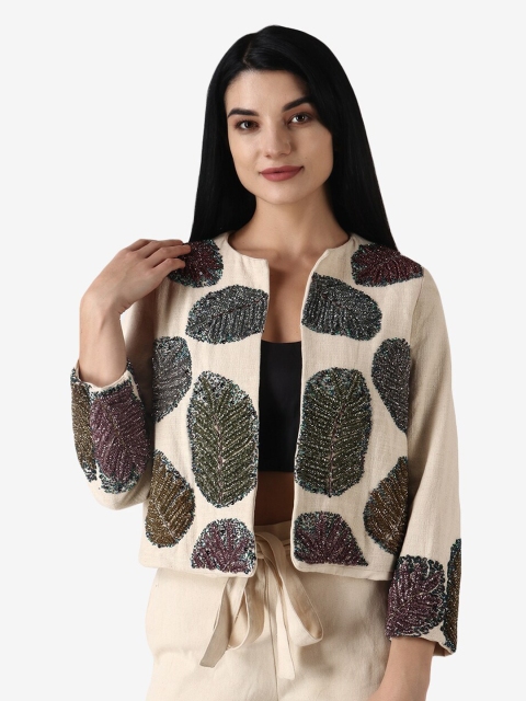 

Diwaah Women Off White Embellished Co-Ord Set