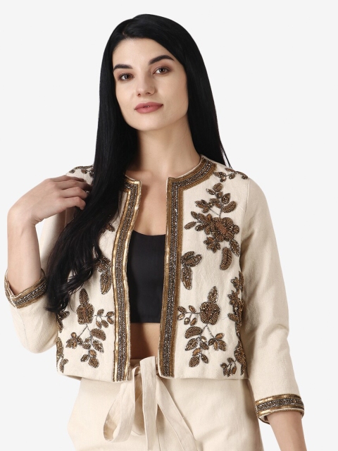 

Diwaah Women Off White Embellished Clothing Set
