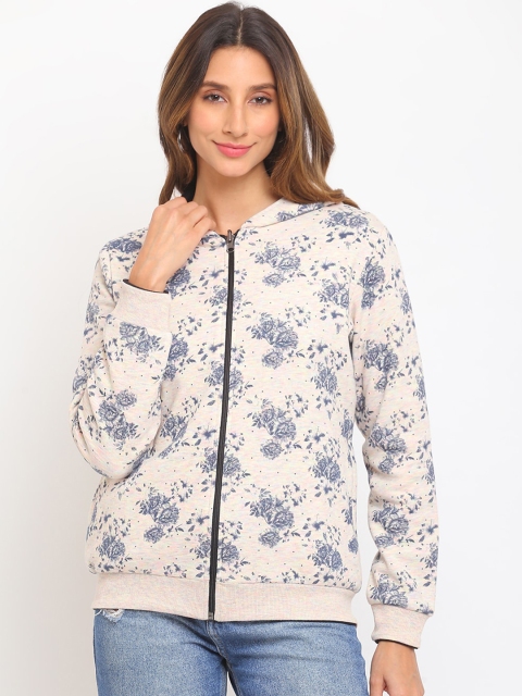 

Her Grace Women Pink Printed Hooded Sweatshirt