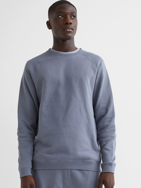 

H&M Men Grey Regular Fit Sweatshirt