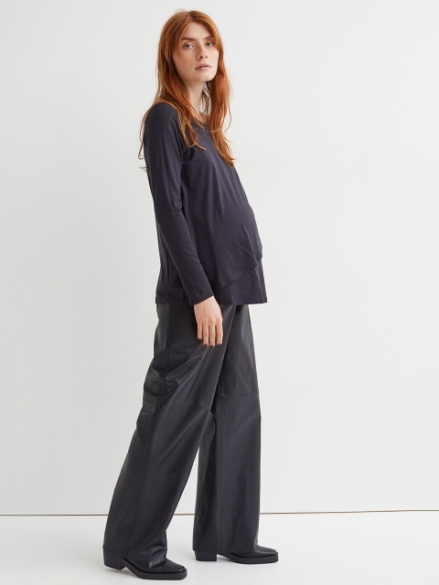 

H&M Women Blue MAMA Nursing Top