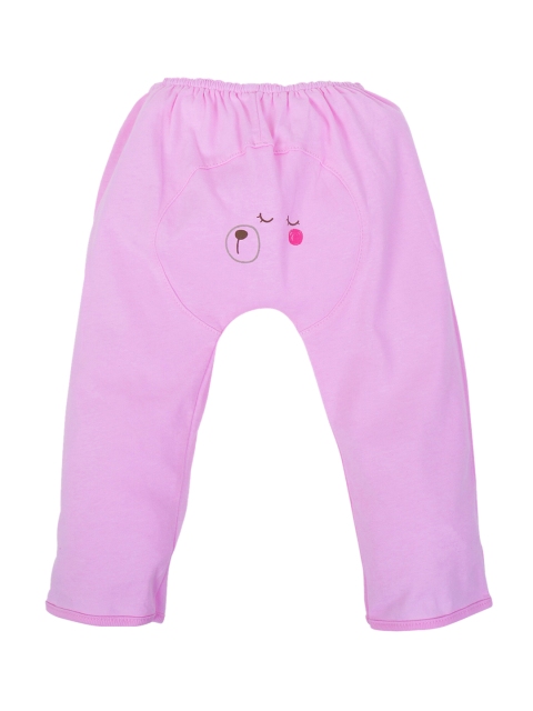 

POKORY Unisex Kids Pink Solid Diaper FIt Pyjamas