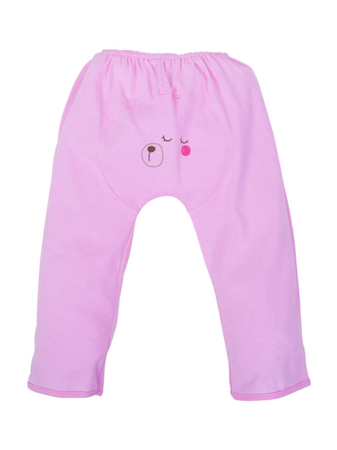 

POKORY Infants Kids Pink Pure Cotton Lounge Pants