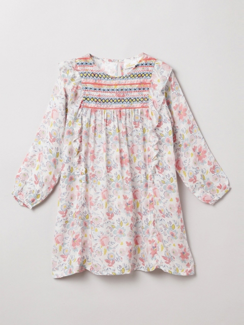 

BYB PREMIUM White Floral A-Line Dress