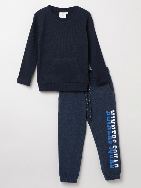 

BYB PREMIUM Boys Navy Blue Sweatshirt