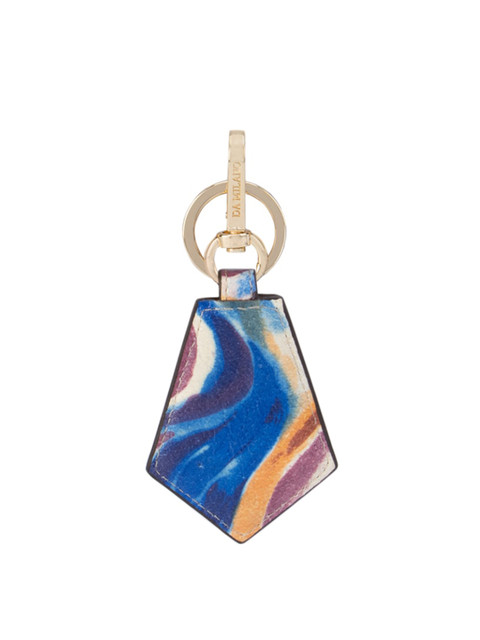 

Da Milano Purple & Blue Printed Genuine Leather Key Chain