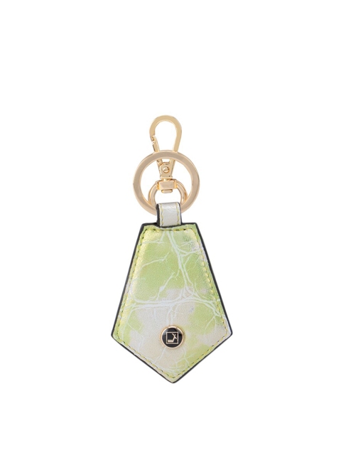 

Da Milano Green & White Genuine Leather Keychain