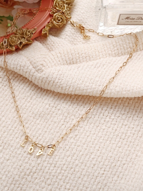 

Vembley Gold-Toned Gold-Plated Necklace