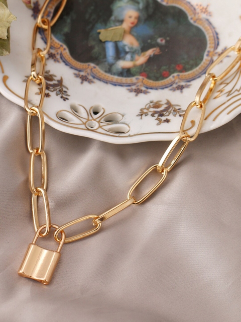 

Vembley Gold-Toned Gold-Plated Necklace