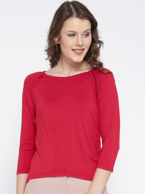 

Global Desi Women Assorted Solid Top, Multi