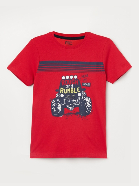 

Fame Forever by Lifestyle Boys Red Printed T-shirt