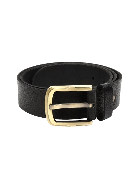 

WildHorn Men Black Leather Belt