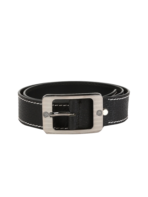 

WildHorn Men Black Leather Belt