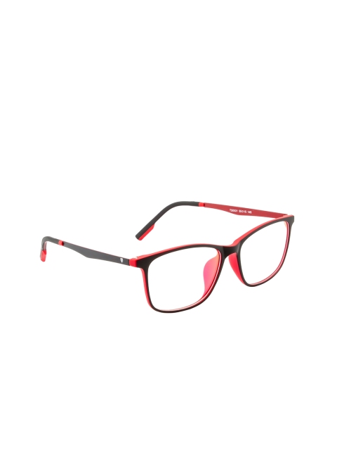 

Ted Smith Unisex Red & Black Full Rim Wayfarer Frames TSD-0001_C4