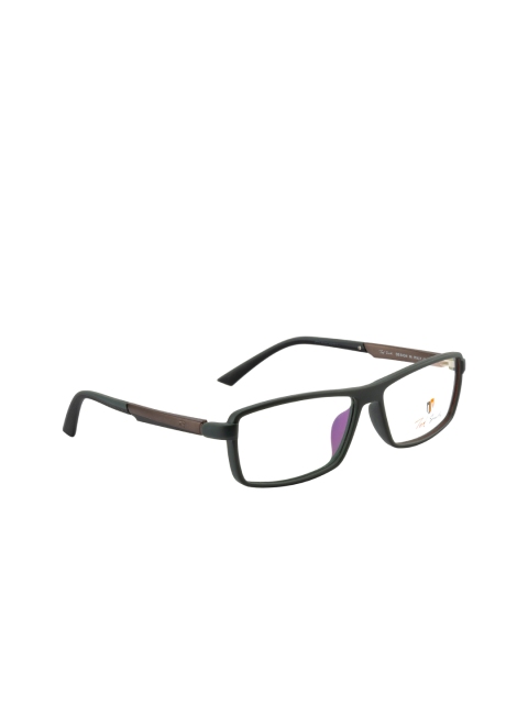 

Ted Smith Unisex Grey Full Rim Rectangle Frames TSD-7487_GNI12