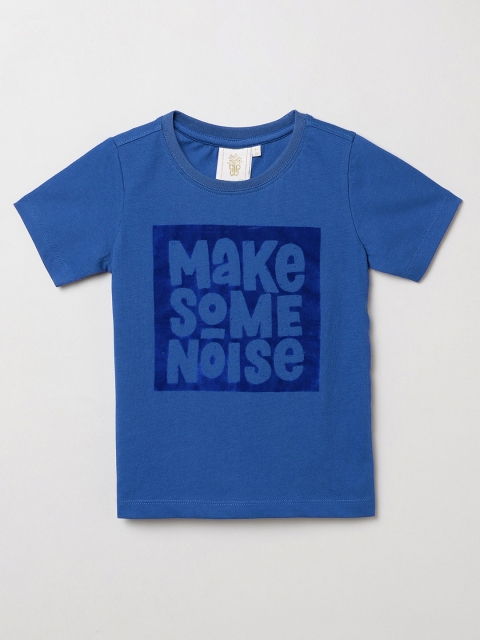 

BYB PREMIUM Boys Blue Printed T-shirt