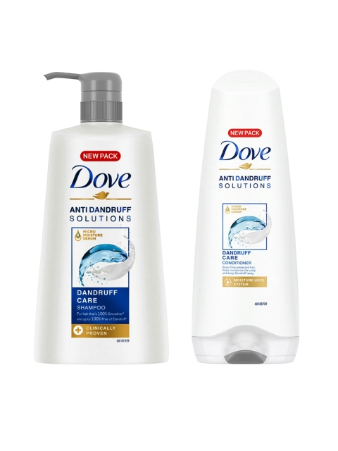 

Dove Set of Anti Dandruff Solutions Dandruff Care Shampoo & Conditioner, White