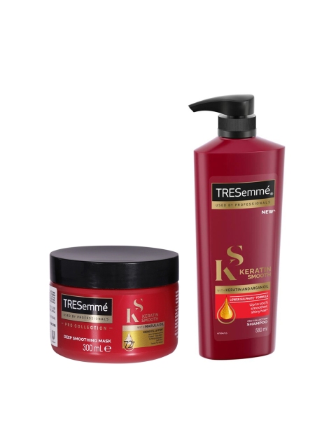 

TRESemme Set of Keratin Smooth Shampoo & Deep Smoothing Hair Mask, Red